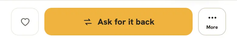 The page's bar: Ask for it back